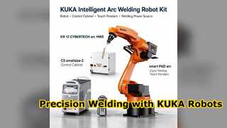 KUKA 지능형 아크 용접 로봇 자동화 솔루션